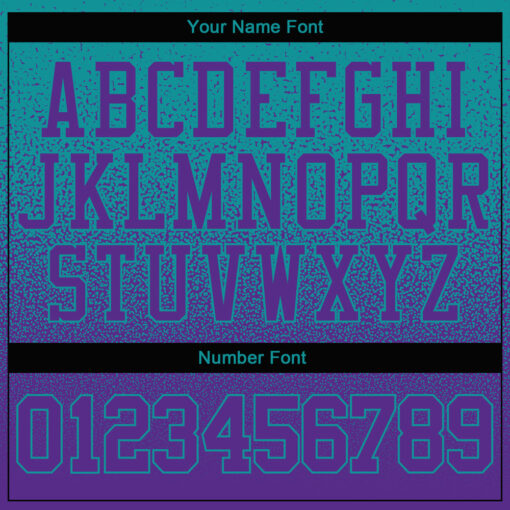 Custom Aqua Purple Hoodies, Hoodies With Designs