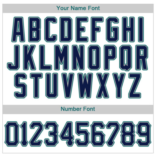 Custom Aqua White Baseball Navy Jersey, Custom Baseball Jerseys For Teams