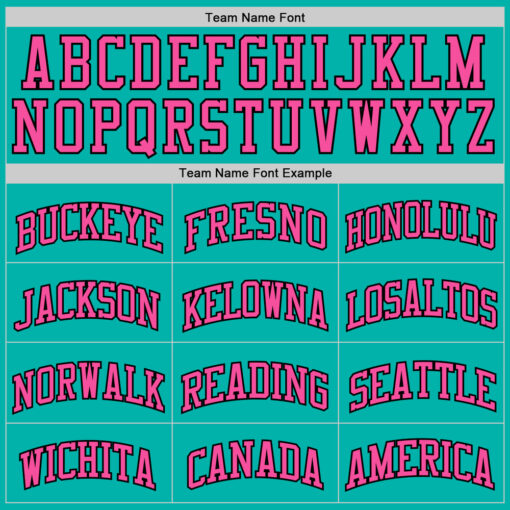 Custom Black Aqua Basketball Pink Jersey, Custom Team Basketball Jerseys