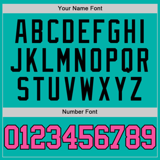 Custom Black Aqua Basketball Pink Jersey, Custom Team Basketball Jerseys