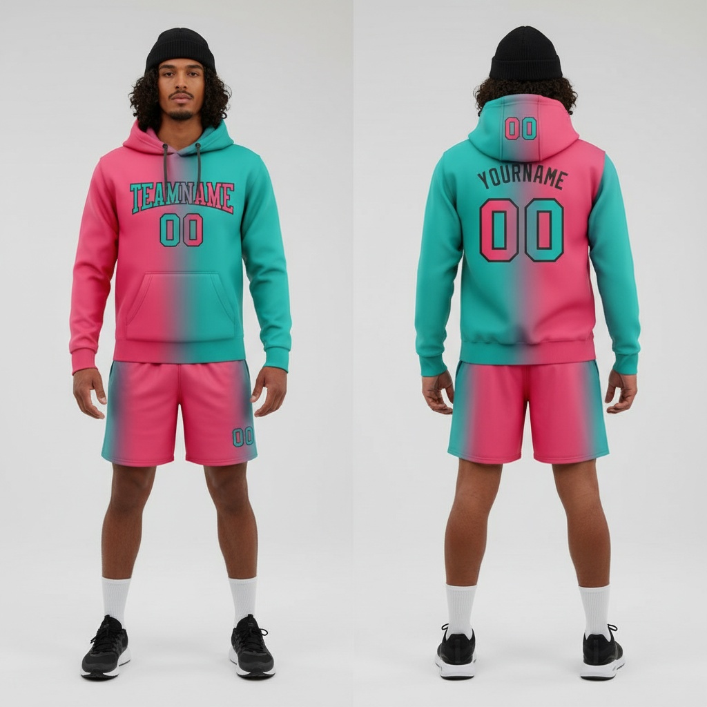 Custom Neon Pink Hoodie, Design My Own Hoodie