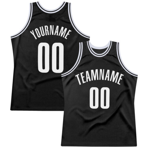 Custom Black Basketball White Jersey, Custom Basketball Uniform