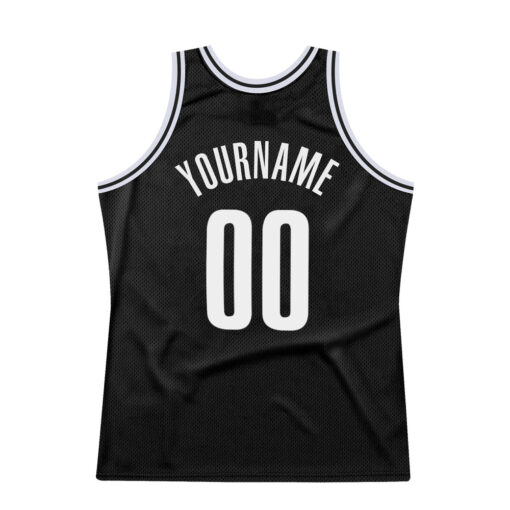 Custom Black Basketball White Jersey, Custom Basketball Uniform