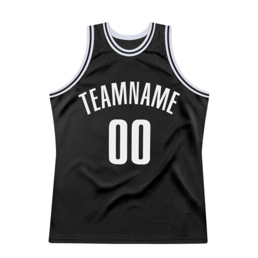 Custom Black Basketball White Jersey, Custom Basketball Uniform