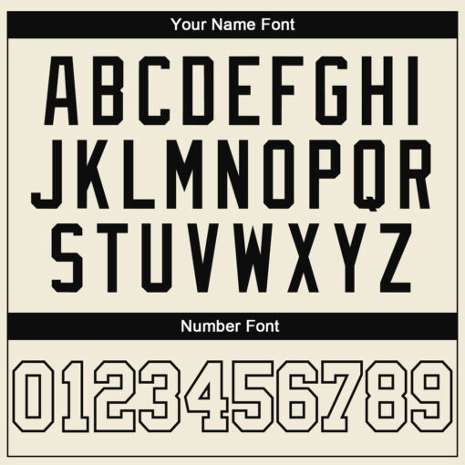 Custom Black Cream Baseball Cream Jersey, Baseball Jersey Design