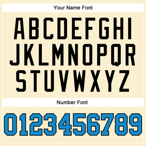 Custom Black Cream Basketball Blue Jersey, Best Basketball Jersey Design