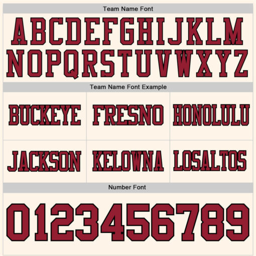 Custom Black Cream City Football Cardinal Jersey, Football Jersey Design