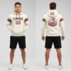 Custom Black Cream Hoodie Crimson Hoodies, Custom Hoodie Design