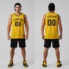 Custom Black Gold Basketball Gold Jersey, Best Custom Basketball Jerseys