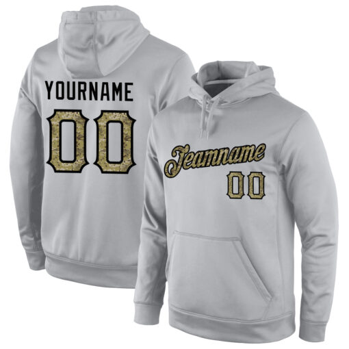 Custom Black Gray Hoodie, Custom Pullover Hoodies