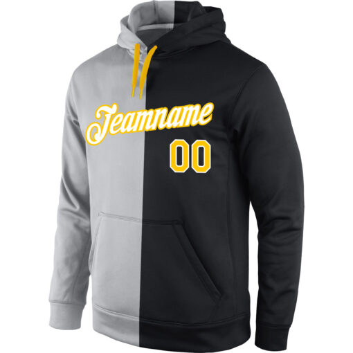 Custom Black Gray Hoodie, Design A Hoodie