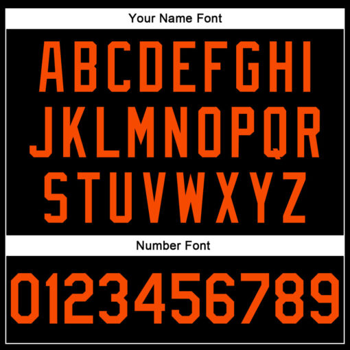 Custom Black Orange Hoodies, Best Selling Hoodies