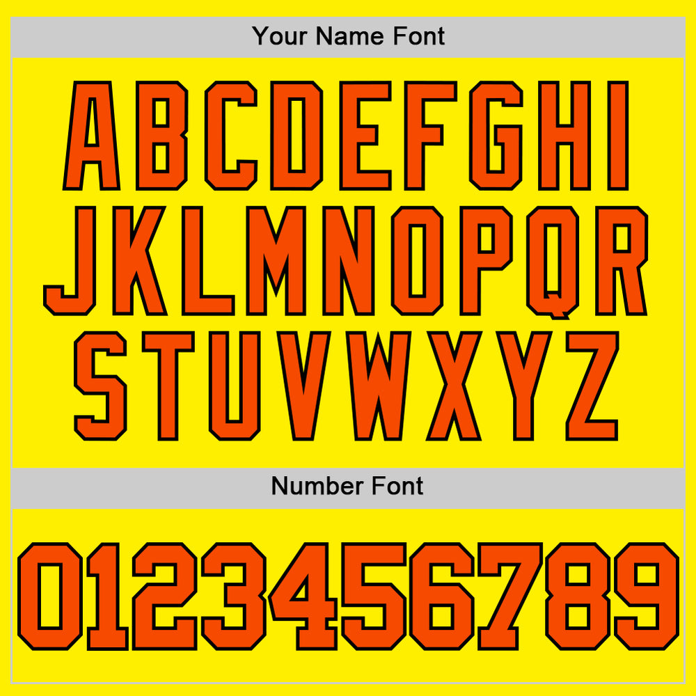 Custom Black Light Yellow Yellow Basketball Orange Jersey, Custom Team Basketball Jerseys