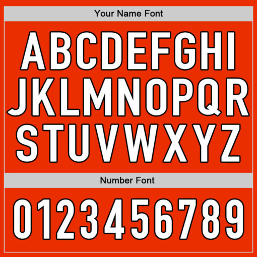 Custom Black Orange Baseball White Jersey, Customized Baseball Uniforms