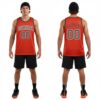 Custom Black Orange Basketball Dark Gray Jersey, Design Your Own Basketball Jersey