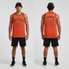 Custom Black Orange Basketball Orange Jersey, Basketball Jersey Designs