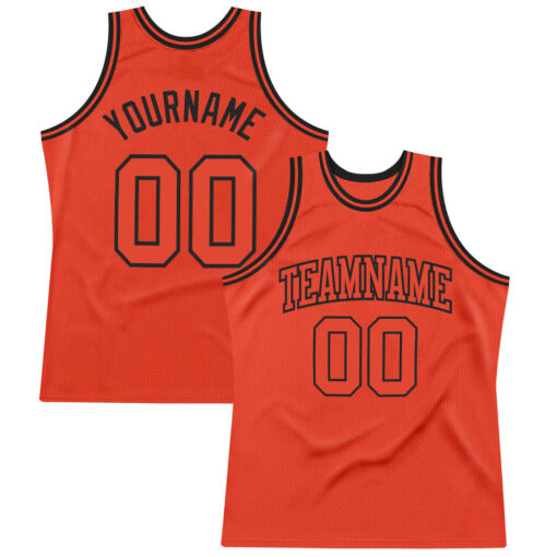 Custom Black Orange Basketball Orange Jersey, Basketball Jersey Designs