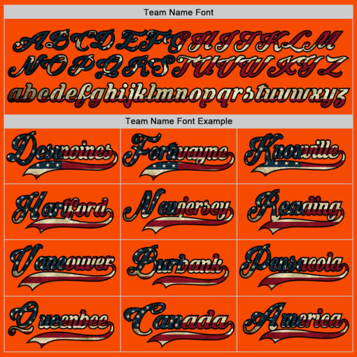 Custom Black Orange Front Logo Crossover Goalie Hockey Vintage Usa Flag Jersey, Customize A Hockey Jersey