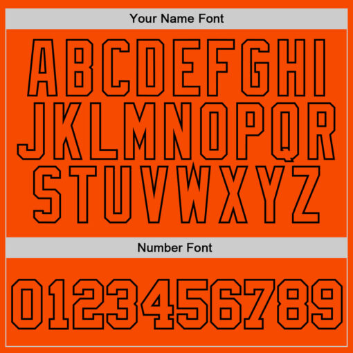 Custom Black Orange Hoodie, Custom Pullover Hoodie