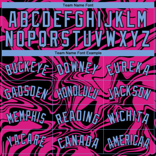 Custom Black Pink Basketball Light Blue Jersey, Design My Own Basketball Uniform