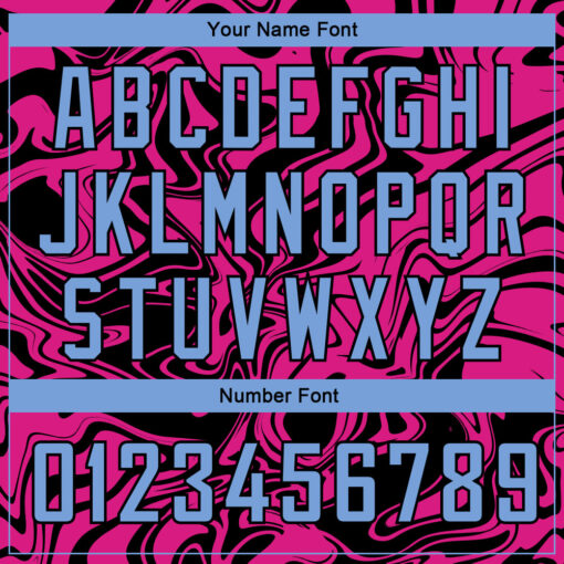 Custom Black Pink Basketball Light Blue Jersey, Design My Own Basketball Uniform