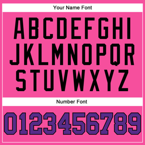 Custom Black Pink Basketball Purple Jersey, Basketball Uniform Designs