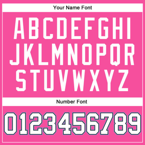 Custom Black Pink Basketball White Jersey, Design Basketball Uniforms