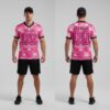 Custom Black Pink City Football Pink Jersey, Design My Own Basketball Jersey