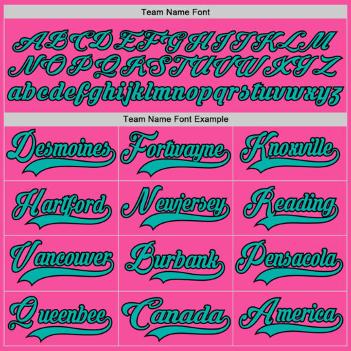 Custom Black Pink Front Logo Crossover Goalie Hockey Aqua Jersey, Hockey Jersey Design