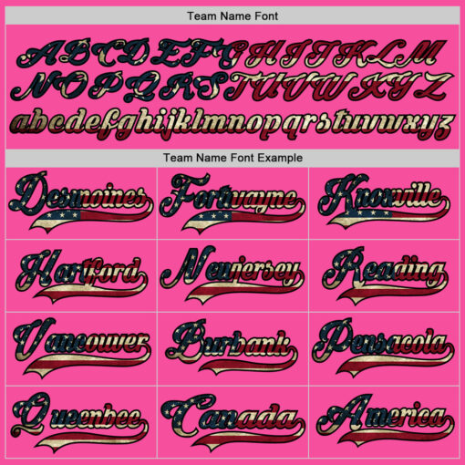 Custom Black Pink Front Logo Crossover Goalie Hockey Vintage Usa Flag Jersey, Design Hockey Jerseys