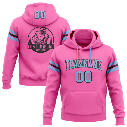 Custom Black Pink Hoodie, Design Your Own Hoodie