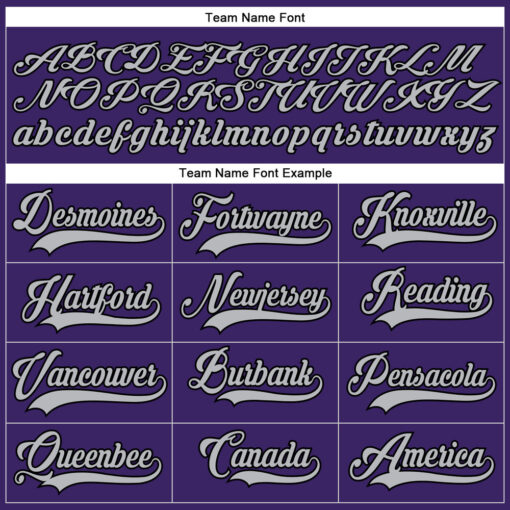 Custom Black Purple Hockey Gray Jersey, Hockey Jersey Design