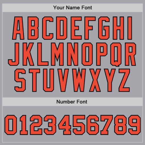 Custom Black Silver Gray Basketball Orange Jersey, Basketball Jersey Designs