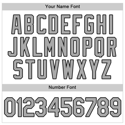 Custom Black White Baseball Gray Jersey, Baseball Jersey Design