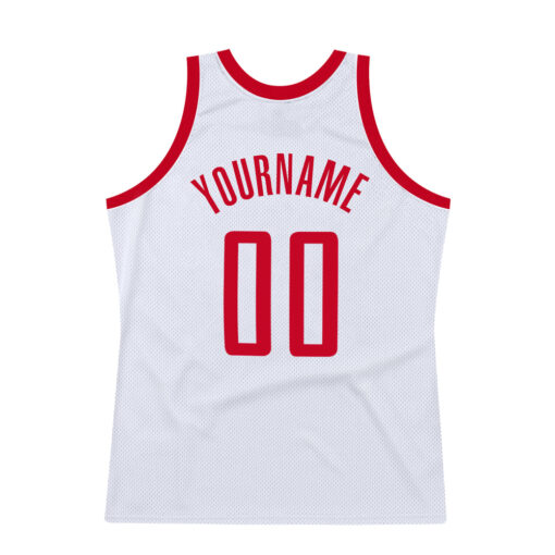 Custom Black White Basketball Red Jersey, Design A Basketball Jersey