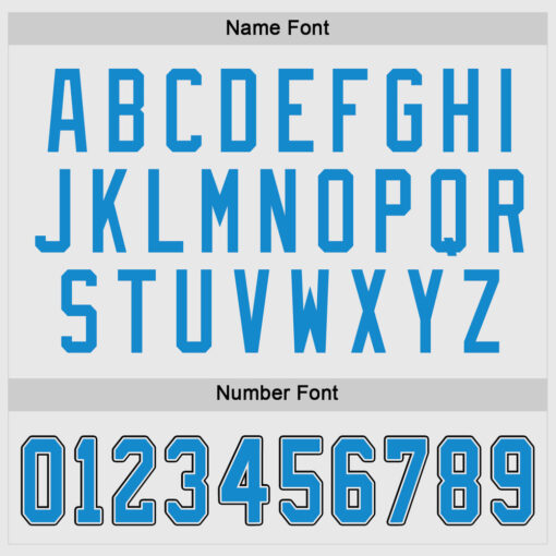 Custom Black White Hockey Blue Jersey, Create Custom Hockey Jerseys