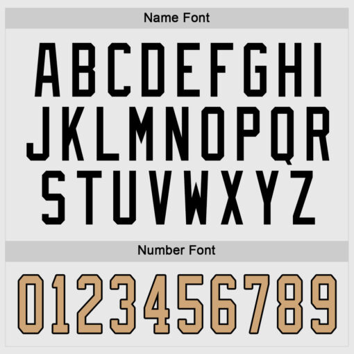 Custom Black White Hockey Old Gold Jersey, Custom Hockey Practice Jerseys