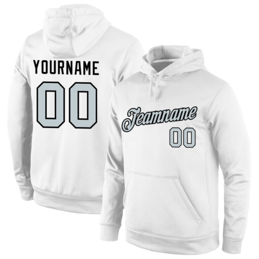 Custom Black White Hoodie, Custom Hoodie Design