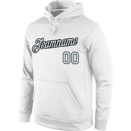 Custom Black White Hoodie, Custom Hoodie Design