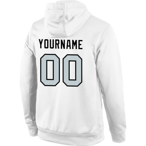 Custom Black White Hoodie, Custom Hoodie Design