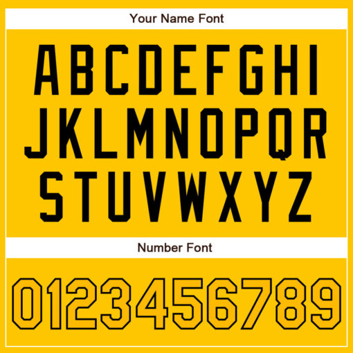 Custom Black Yellow Baseball Gold Jersey, Design A Baseball Uniform