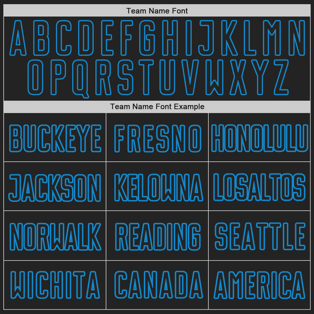 Custom Blue Black Basketball Black Jersey, Customize Basketball Uniforms