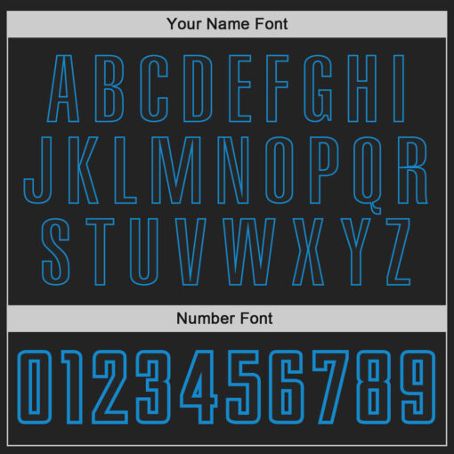 Custom Blue Black Basketball Black Jersey, Customize Basketball Uniforms