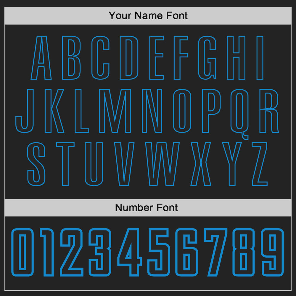 Custom Blue Black Basketball Black Jersey, Customize Basketball Uniforms