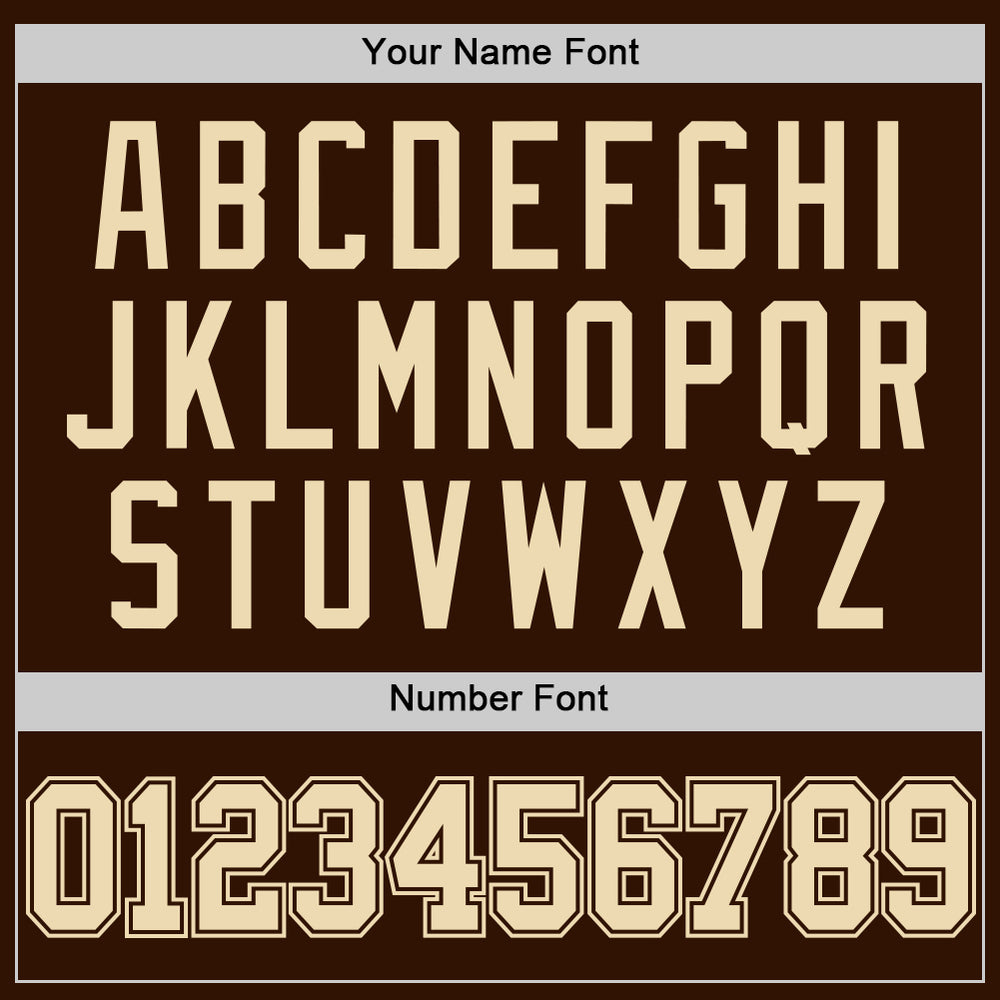 Custom Brown Basketball Cream Jersey, Cool Basketball Uniform Designs