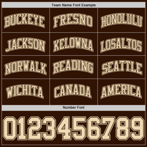 Custom Brown Basketball Cream Jersey, Cool Basketball Uniform Designs