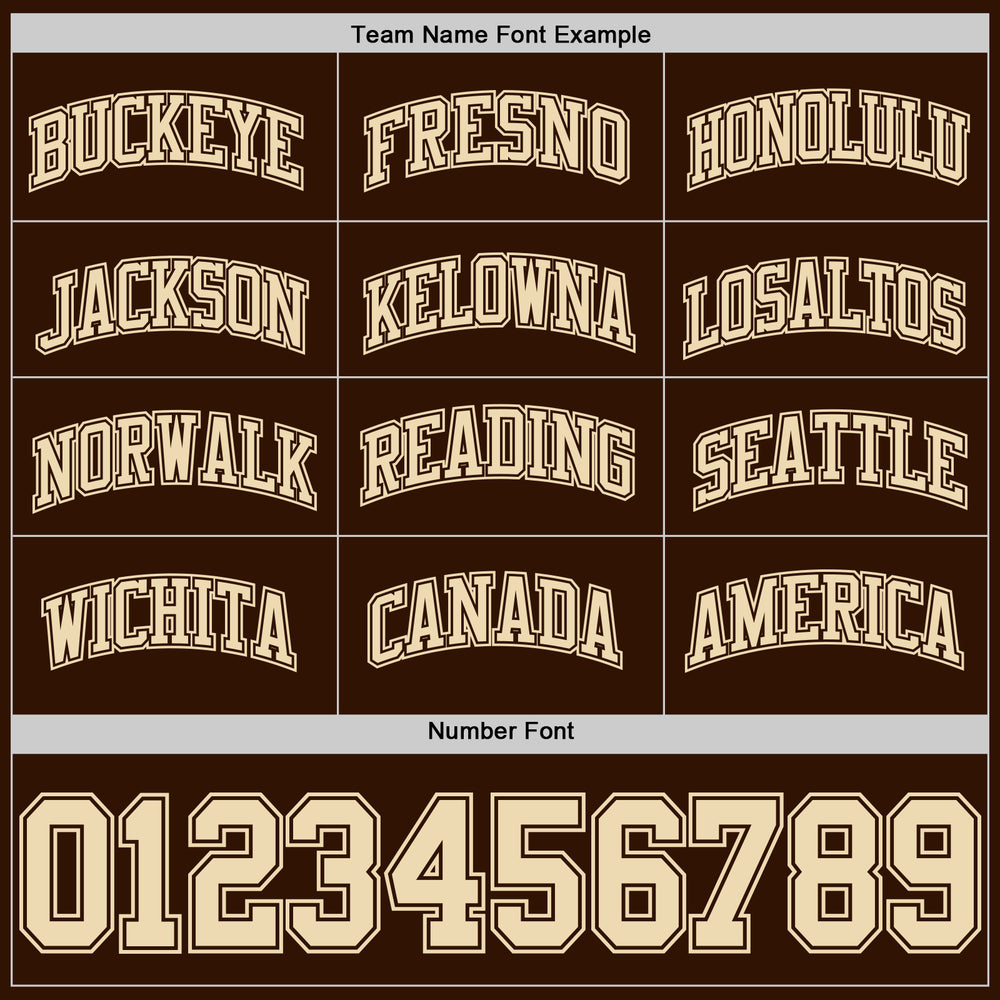 Custom Brown Basketball Cream Jersey, Cool Basketball Uniform Designs