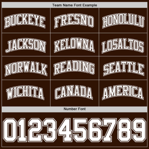 Custom Brown Basketball White Jersey, Basketball Uniform Designs