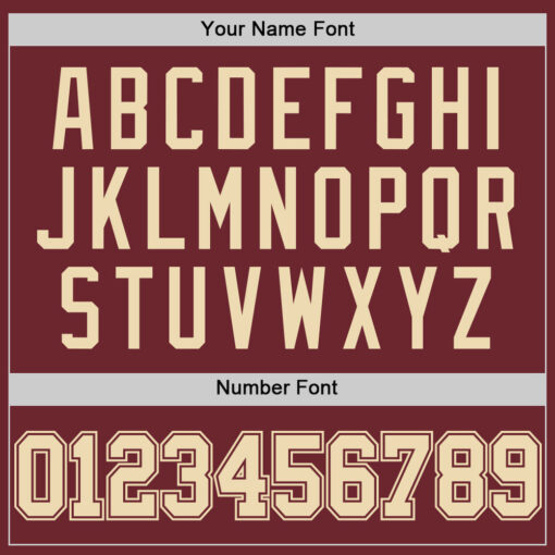 Custom Burgundy Basketball Cream Jersey, Custom Basketball Jersey