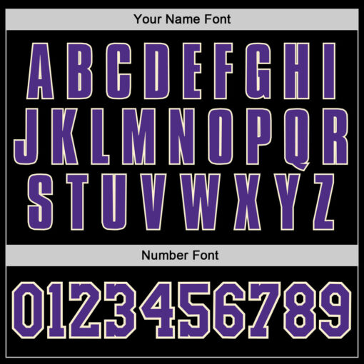 Custom Cream Black Basketball Purple Jersey, Custom Team Basketball Uniforms